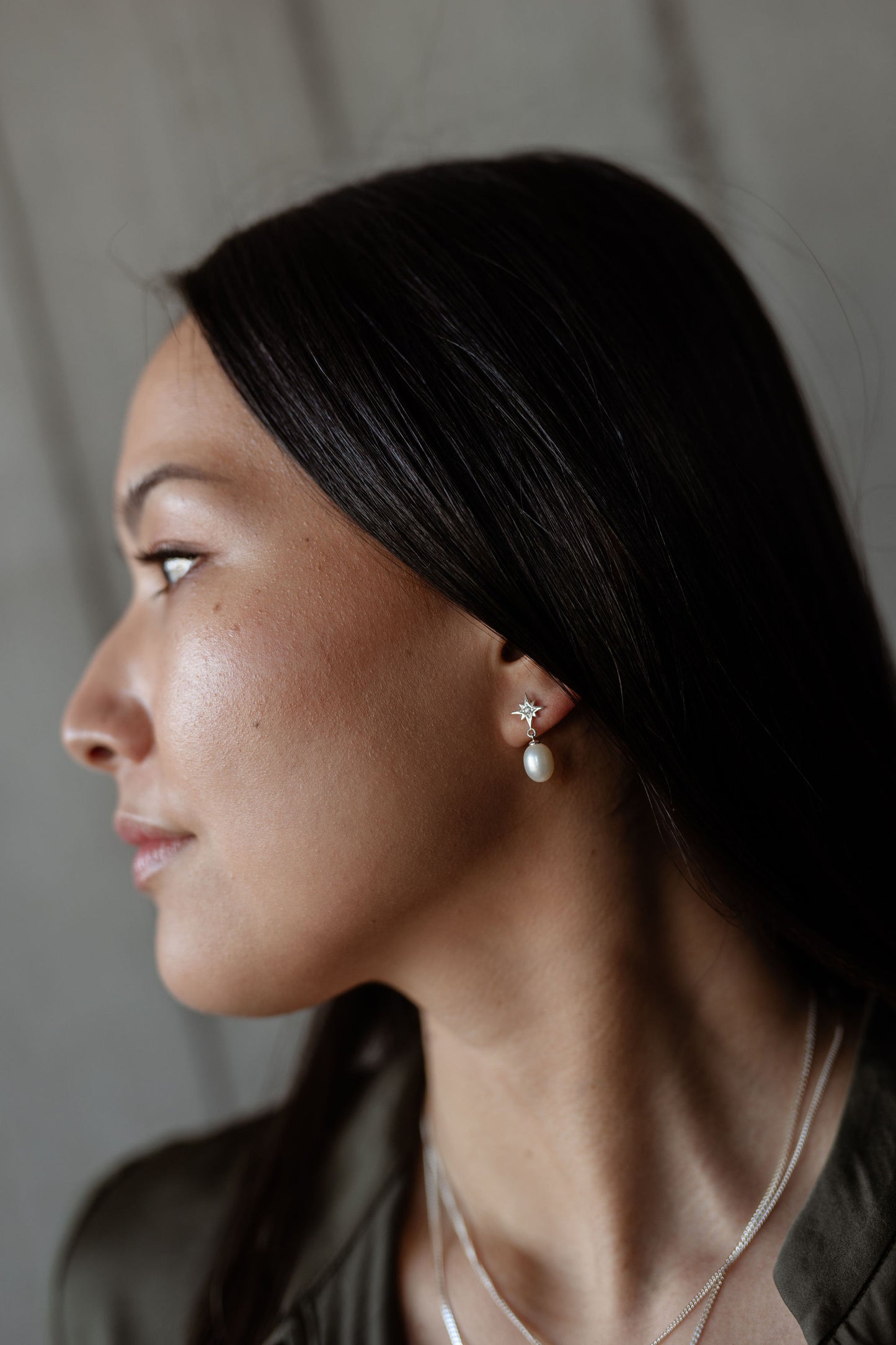 Starkeeper Southern Star Pearl Drop Studs