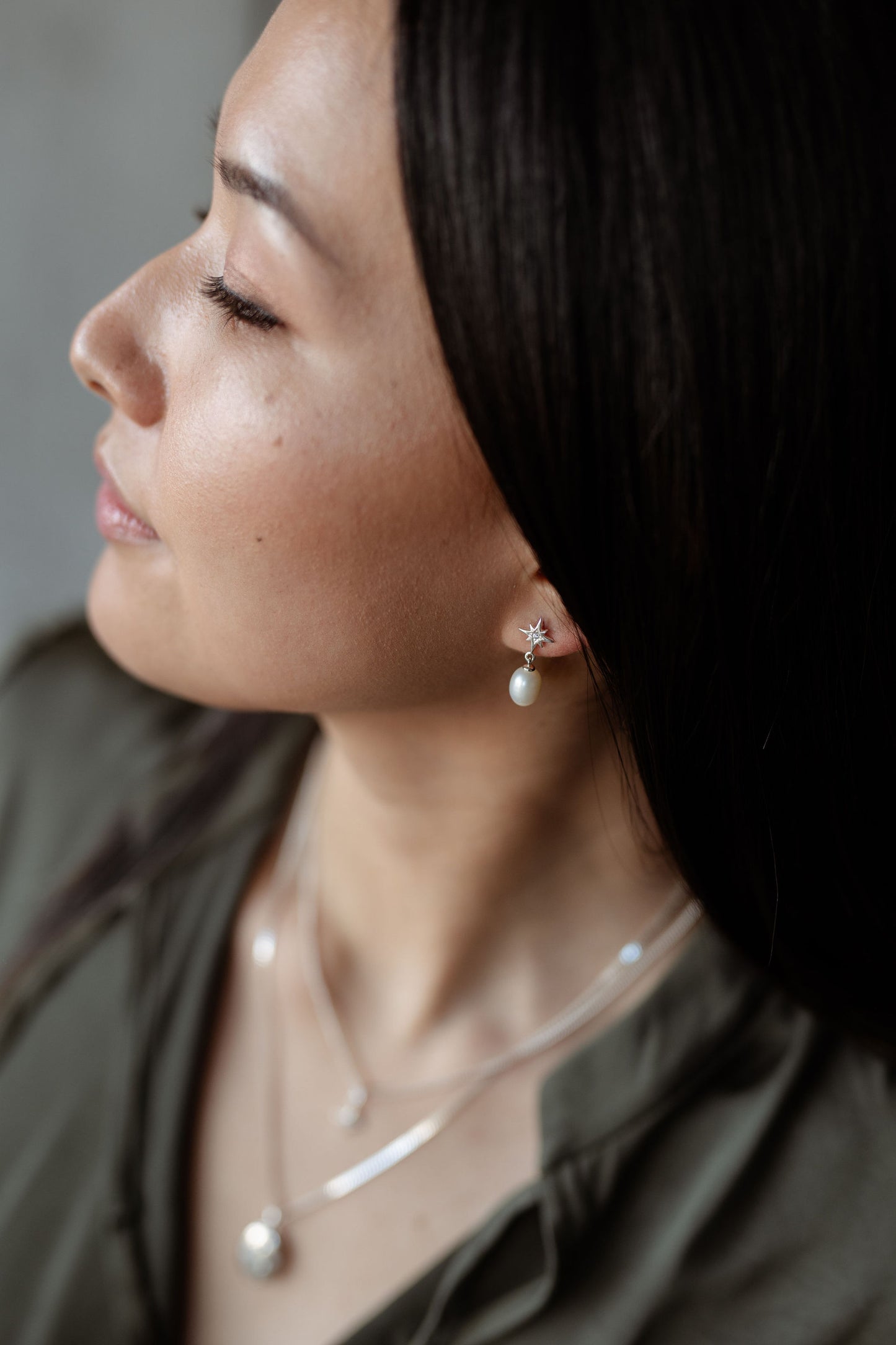 Starkeeper Southern Star Pearl Drop Studs