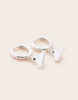 silver cattle tag Huggies 