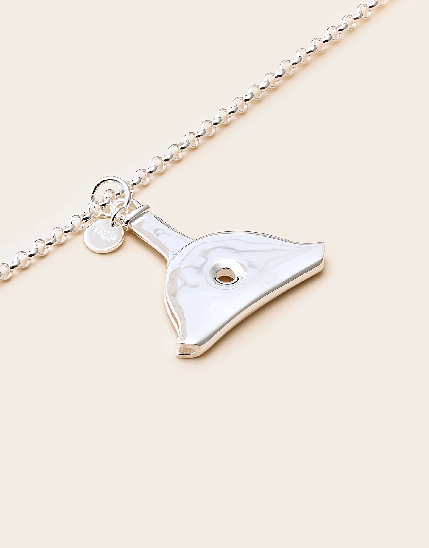 High Country Large Shepherd Whistle Necklace - 3.4mm Rolo chain