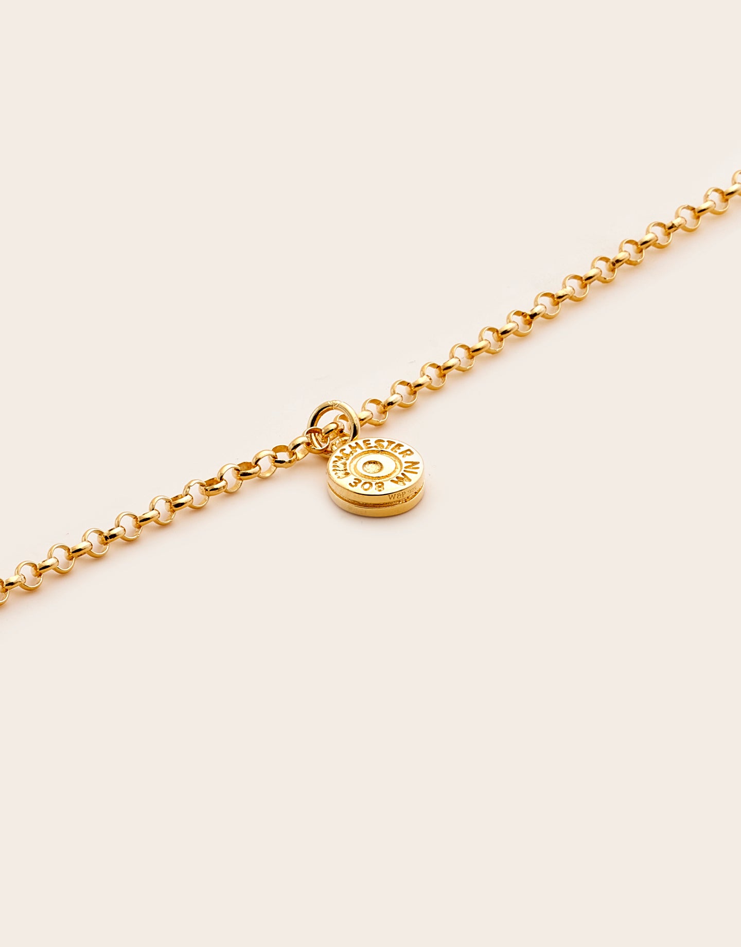 Hunter Gatherer 308 Bullet Necklace Gold