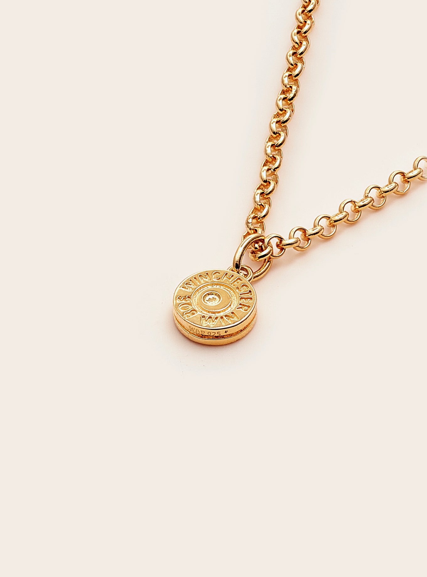 308 Bullet necklace Gold