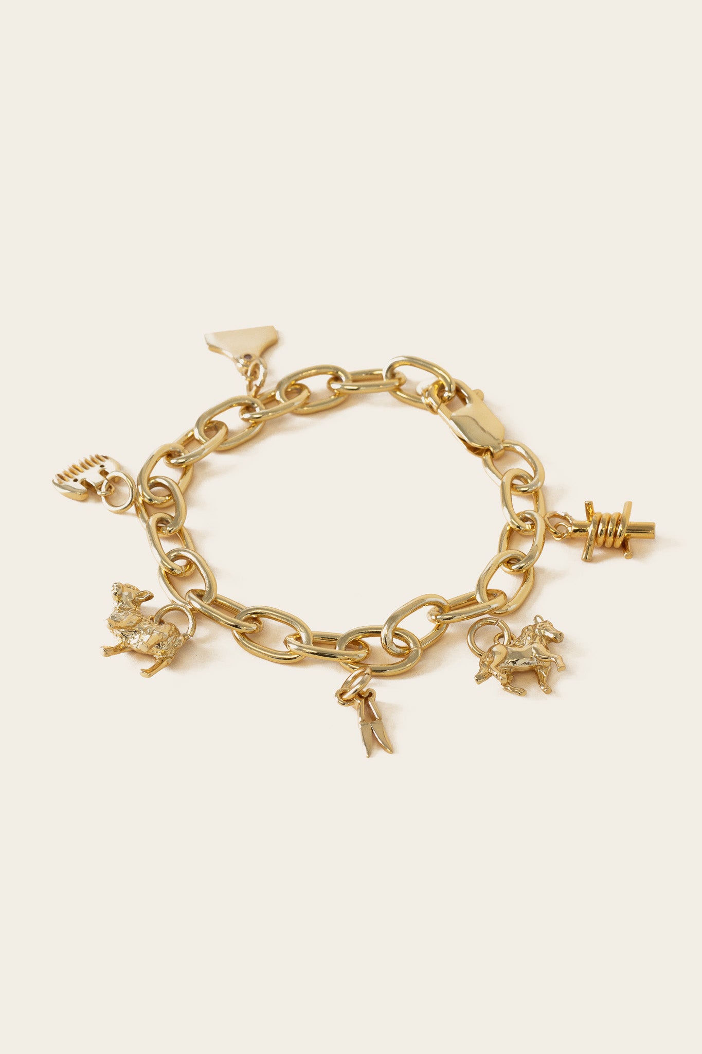 Heritage Sheep Charm Gold Plated