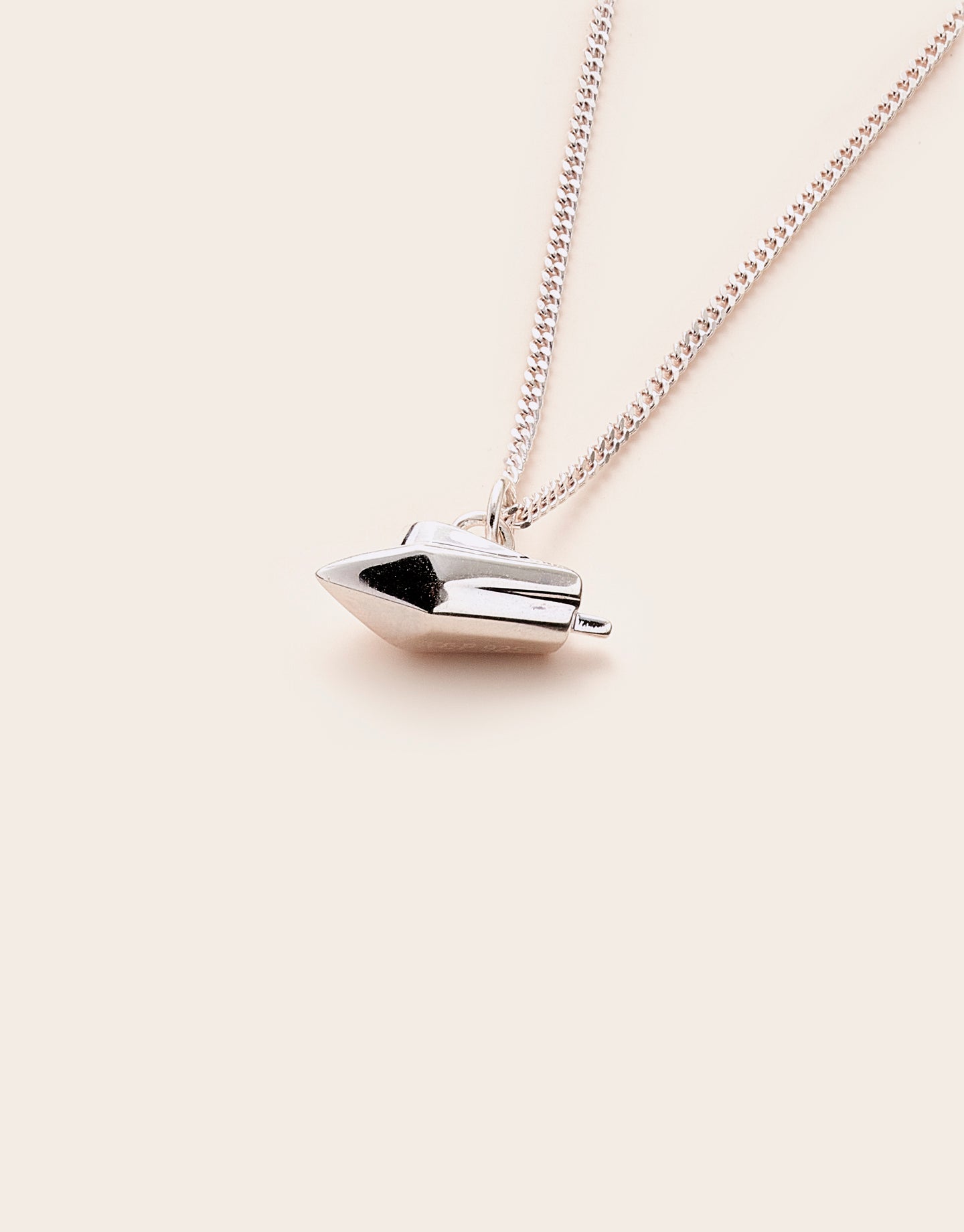 Heritage Jet Boat Charm Necklace