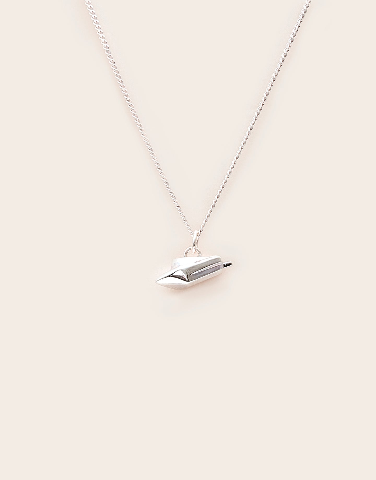 Heritage Jet Boat Charm Necklace