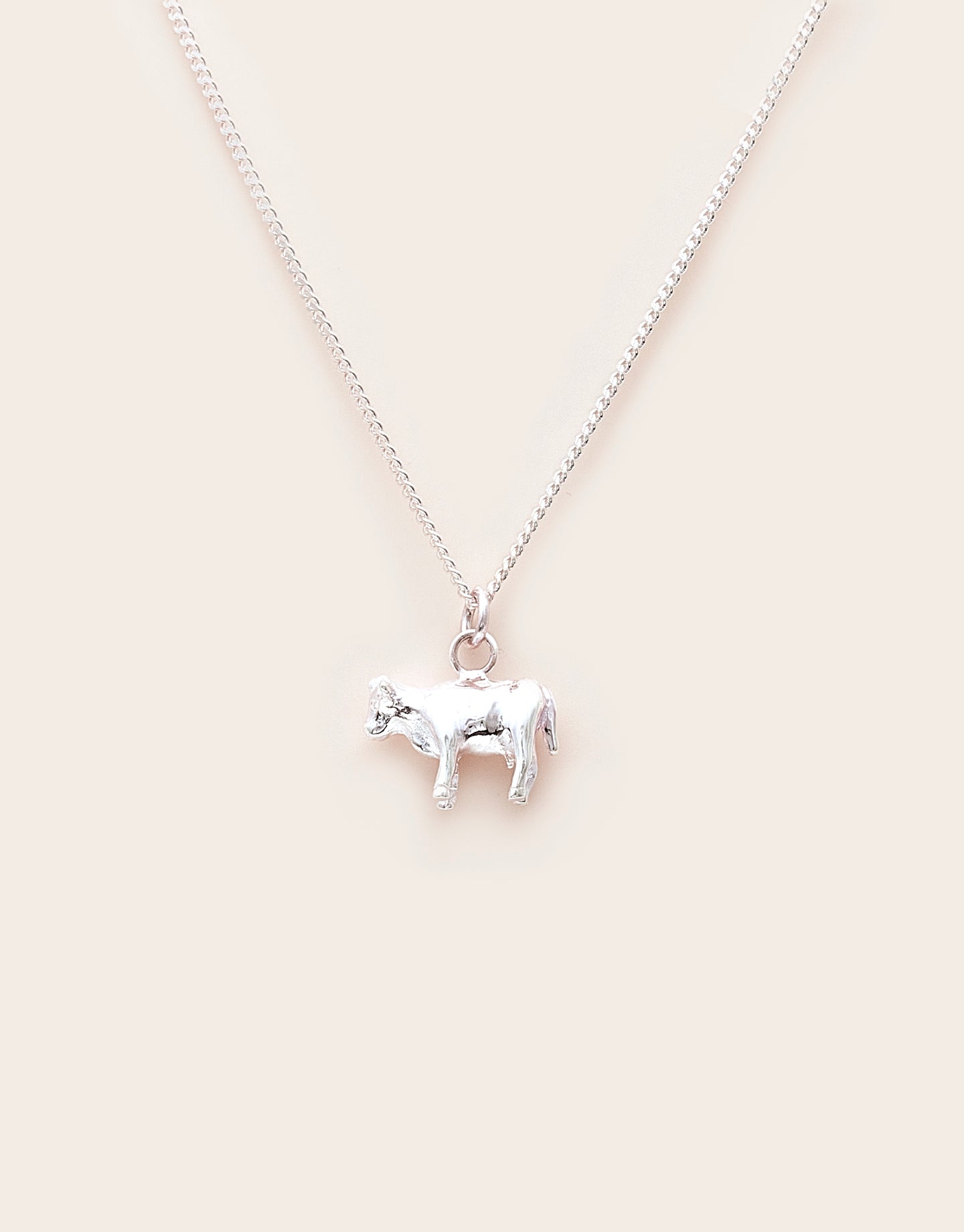 Heritage Cow Charm Necklace