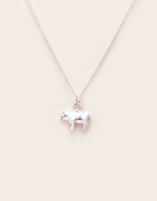 Heritage Cow Charm Necklace