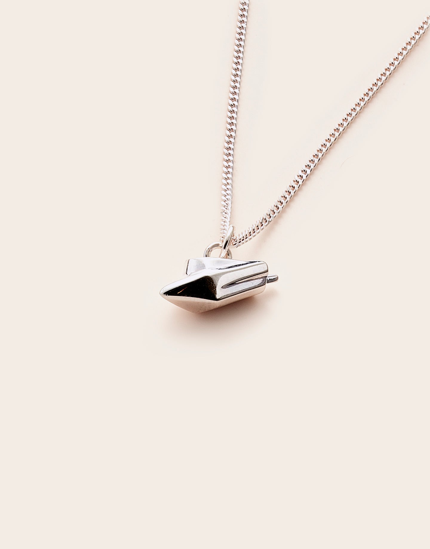 Heritage Jet Boat Charm Necklace