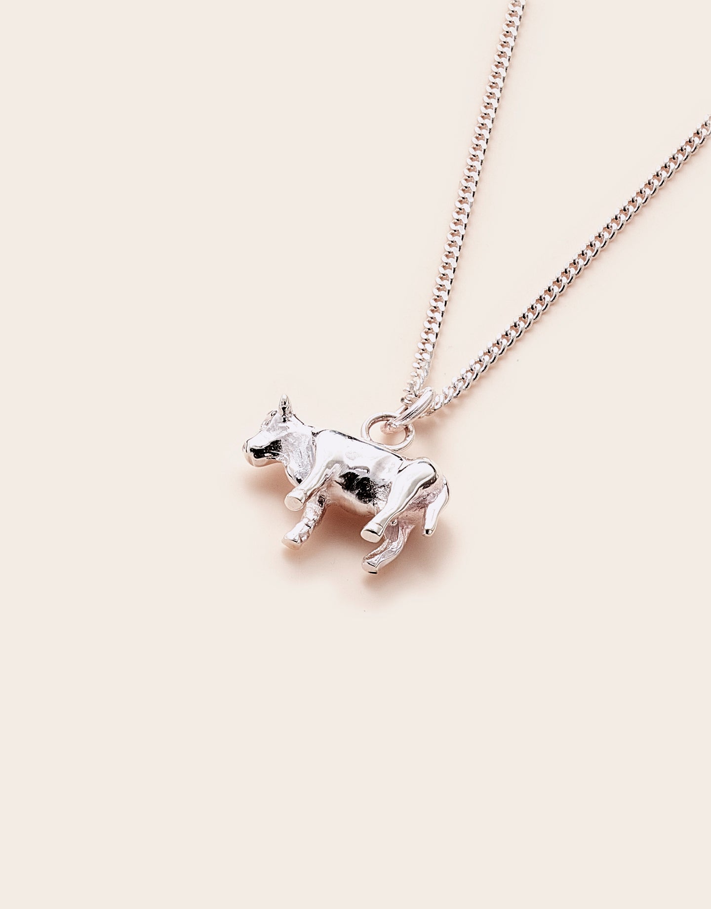 Heritage Cow Charm Necklace