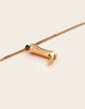 Cowgirl Boot Necklace Gold