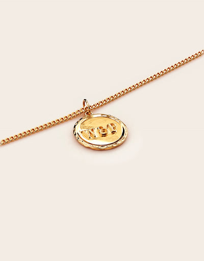 W&P Gold Charm Necklace