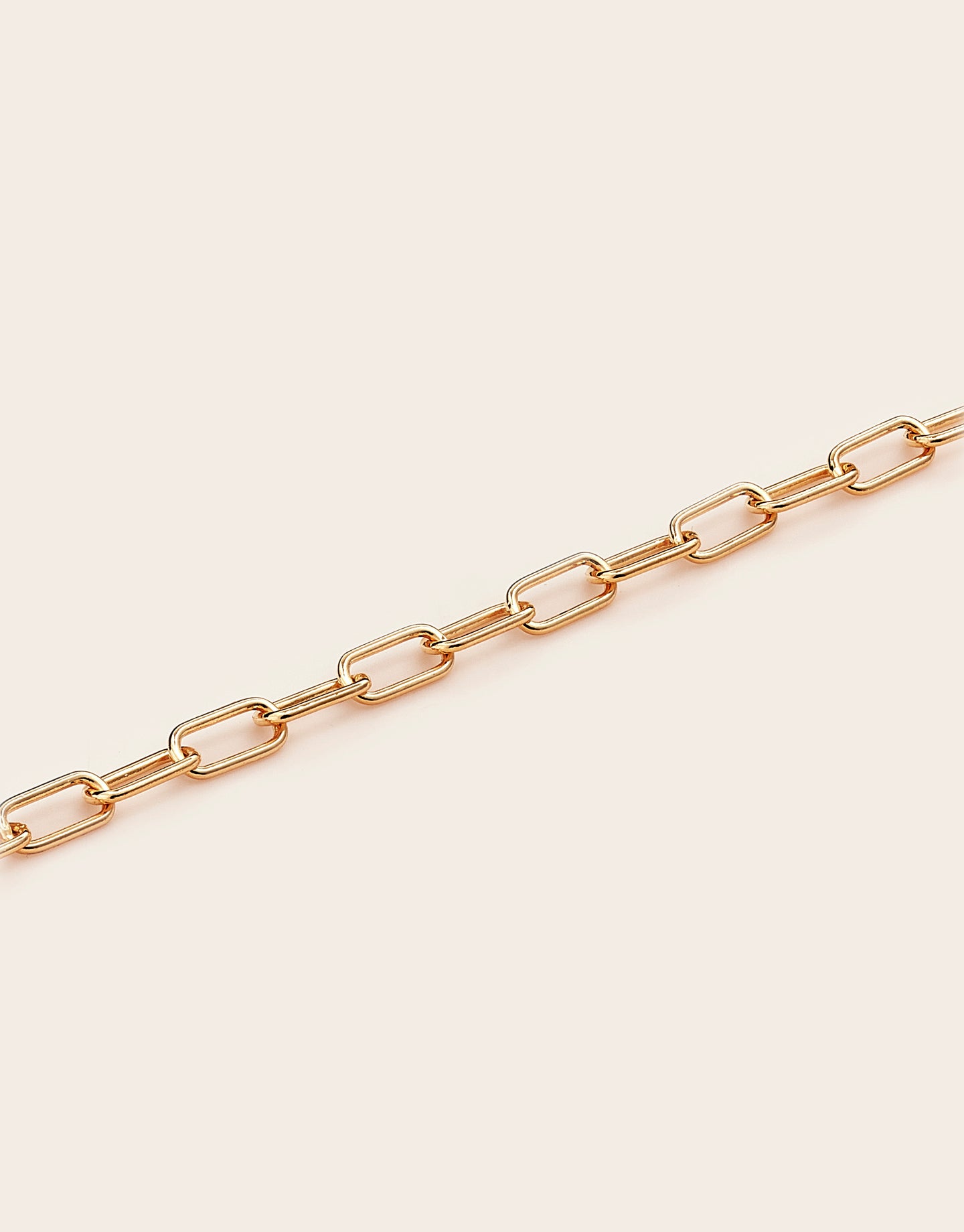 Mini Gate Chain Necklace Gold
