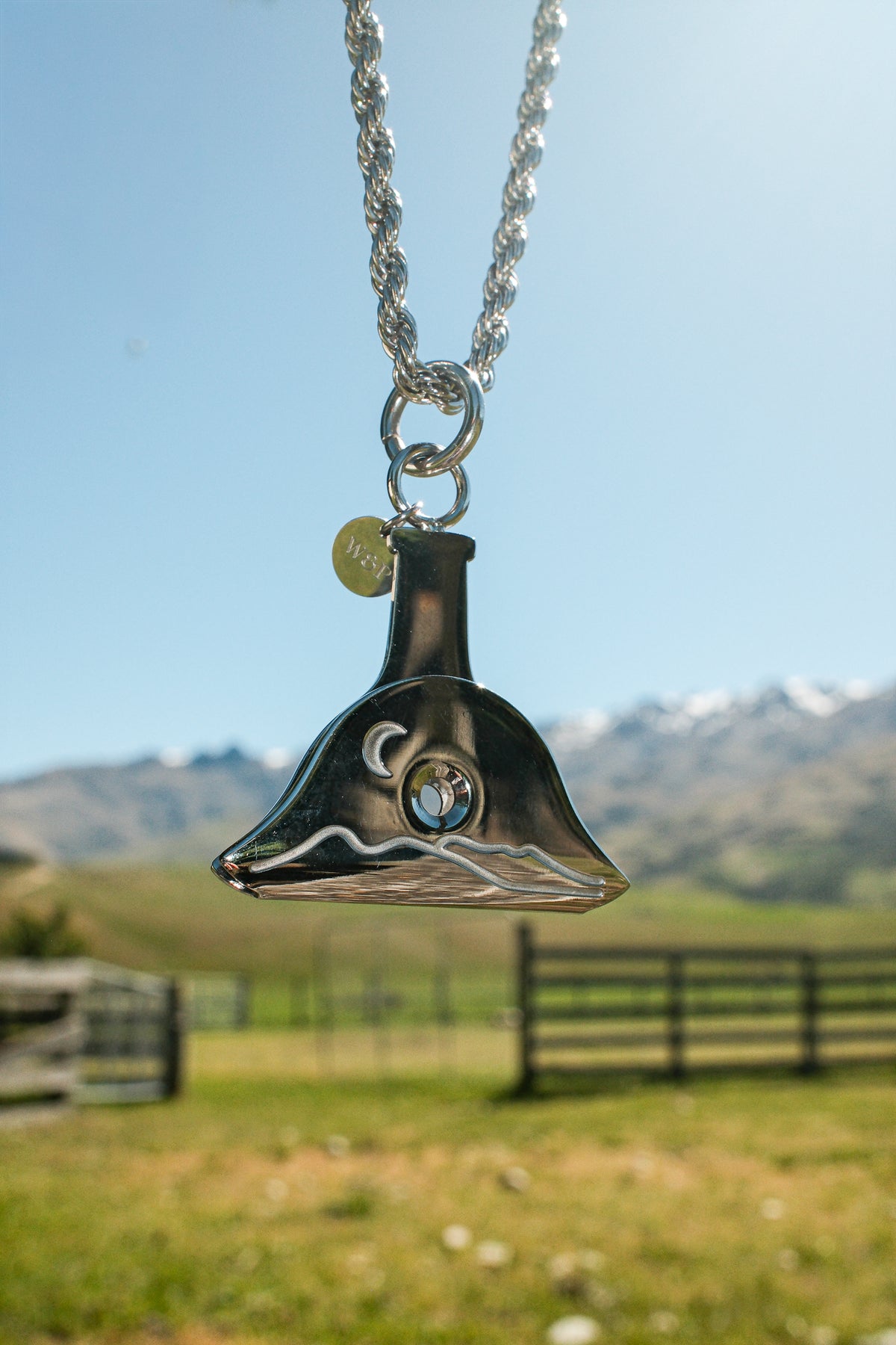 Workhorse Moon Mountain Whistle Pendant