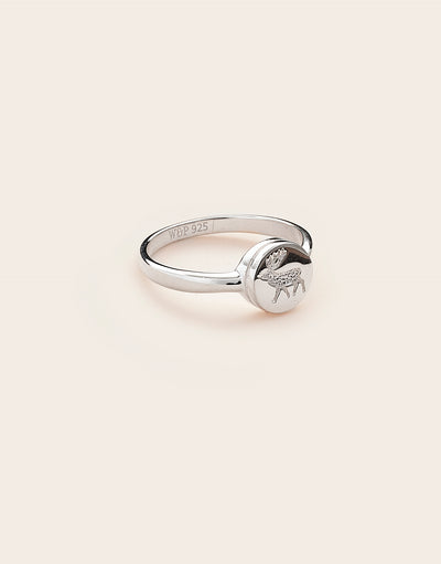 Silver Stag Ring