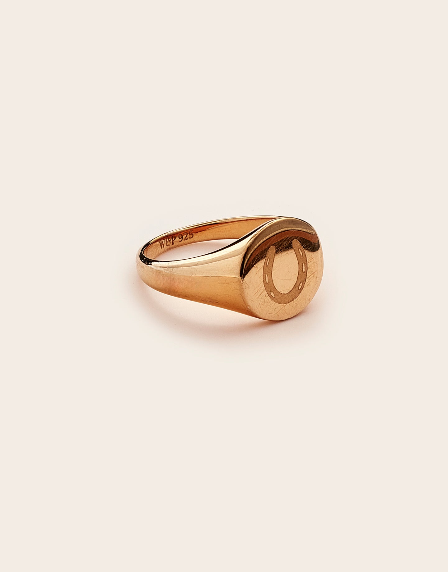 Trusty Steed Signet Ring Gold