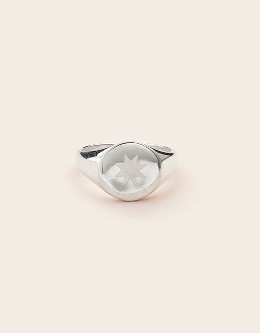 Starkeeper Bright Star Signet Ring