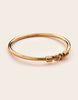 Elegant Eight Gold Bangle 