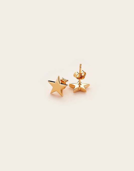 star studs gold