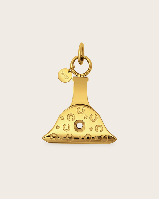 Workhorse Horseshoe Whistle Pendant | Gold Plated