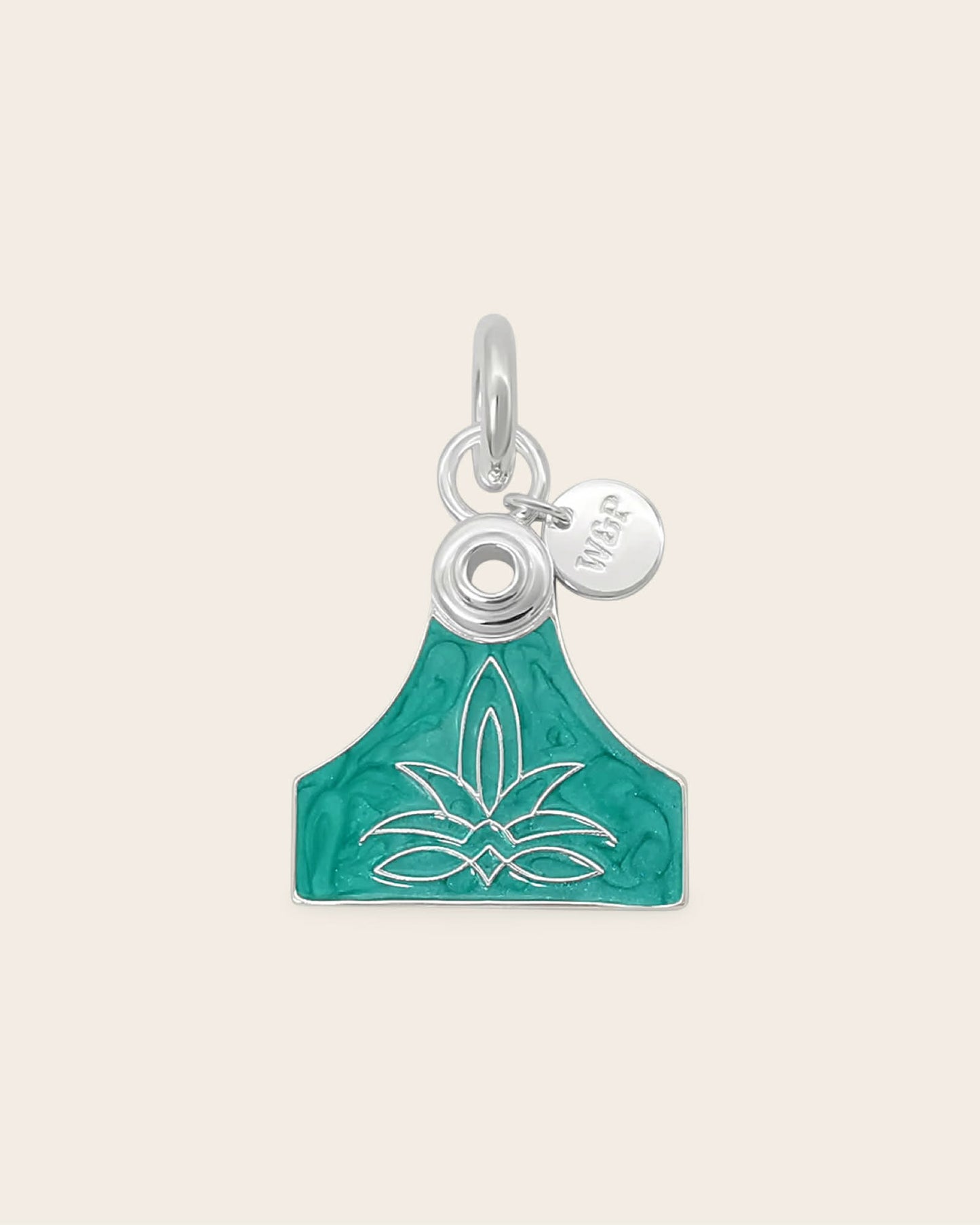 Cowgirl Pop Cattle Tag Pendant
