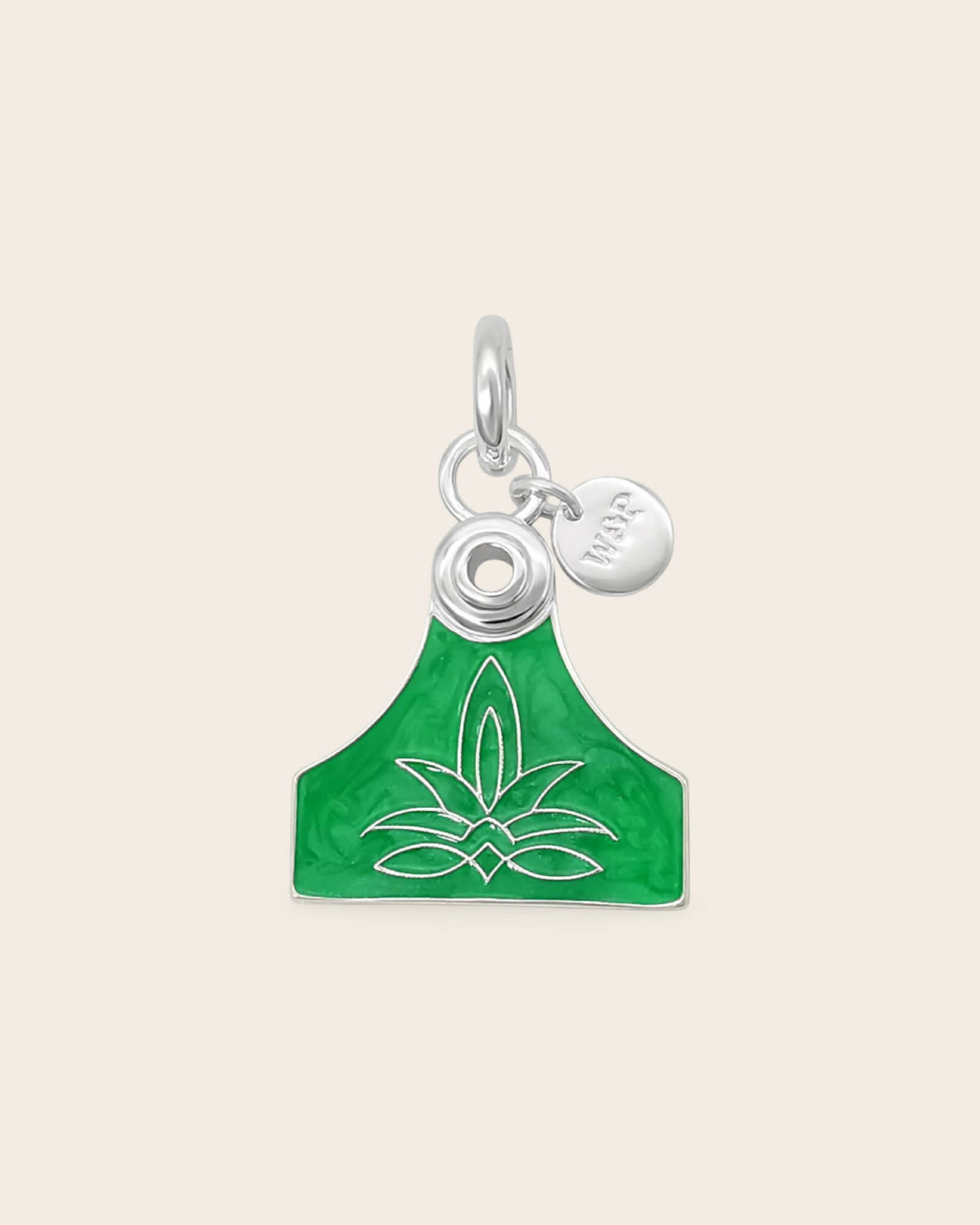 Cowgirl Pop Cattle Tag Pendant