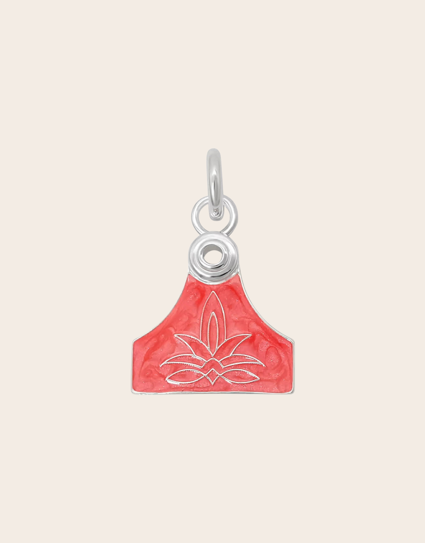 Cowgirl Pop Cattle Tag Pendant