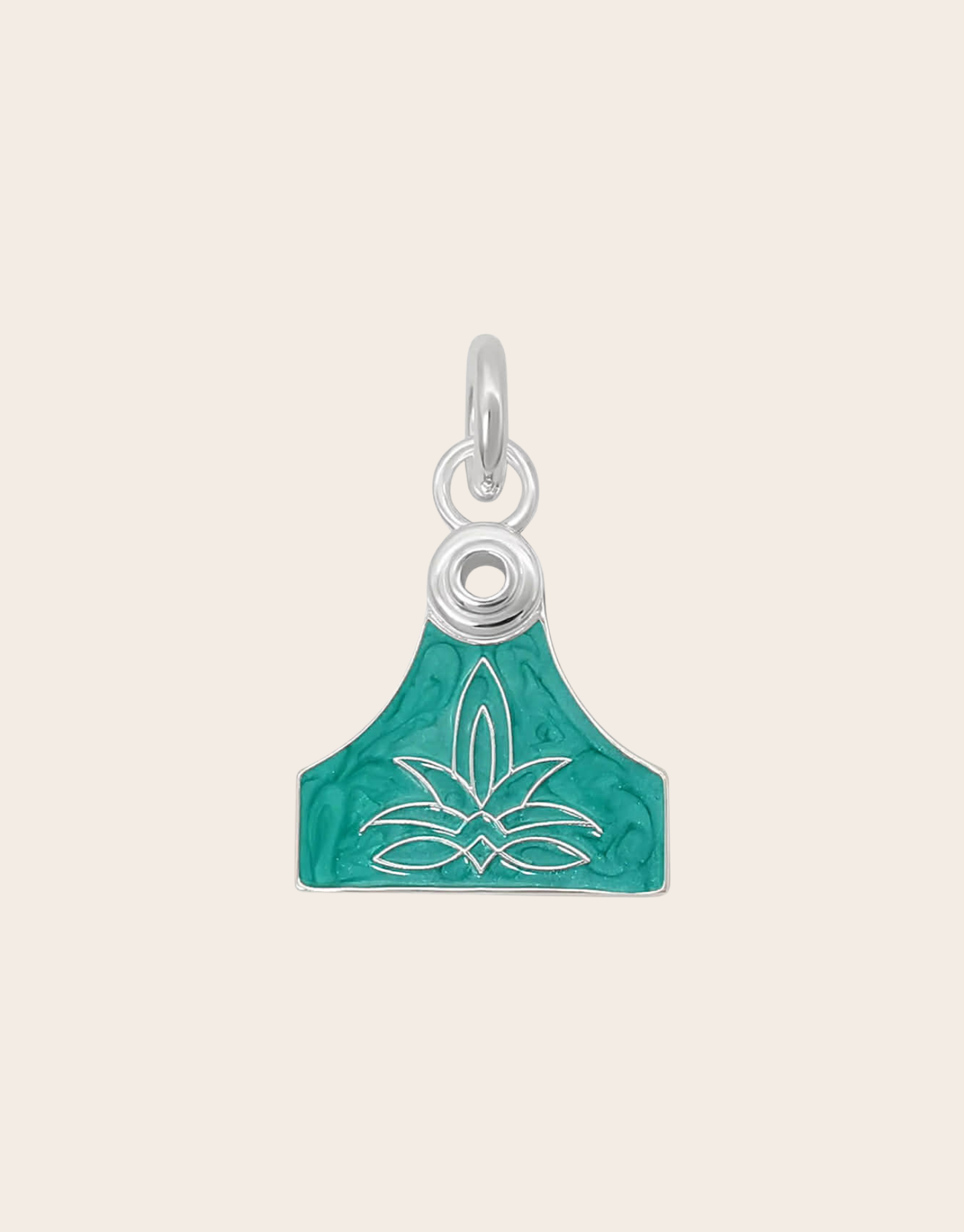 Cowgirl Pop Cattle Tag Pendant