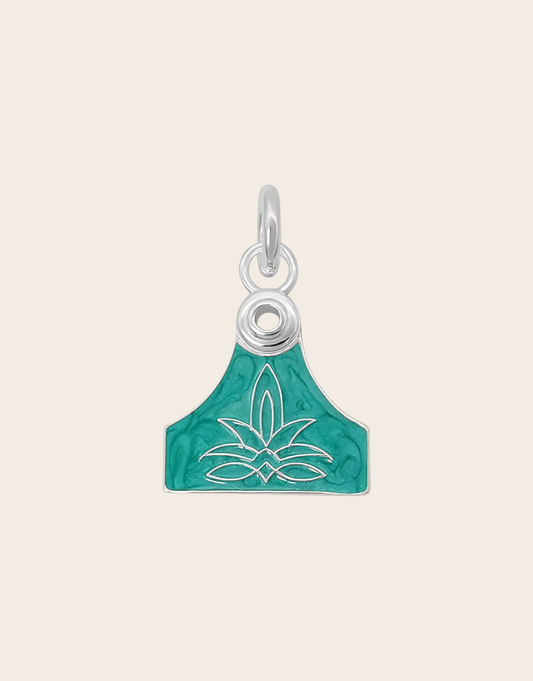 Cowgirl Pop Cattle Tag Pendant