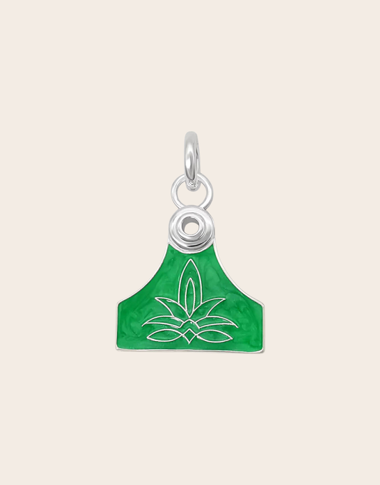Cowgirl Pop Cattle Tag Pendant