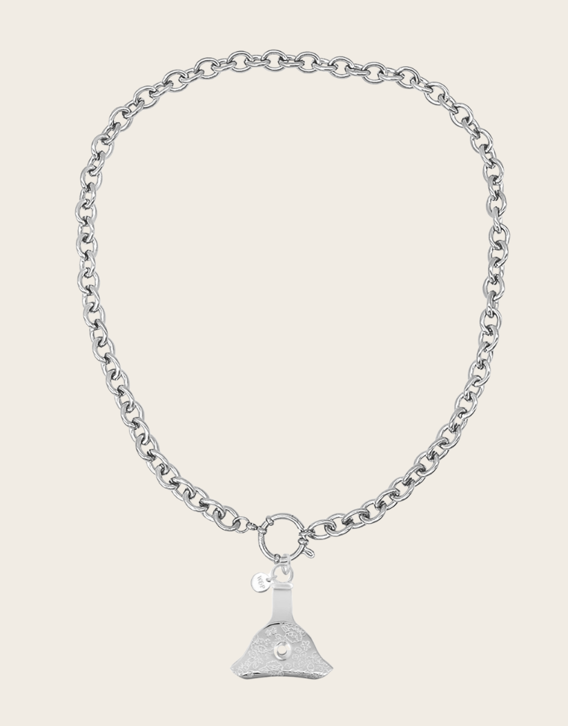 Cowgirl Pop Floral Whistle Cable Chain Necklace