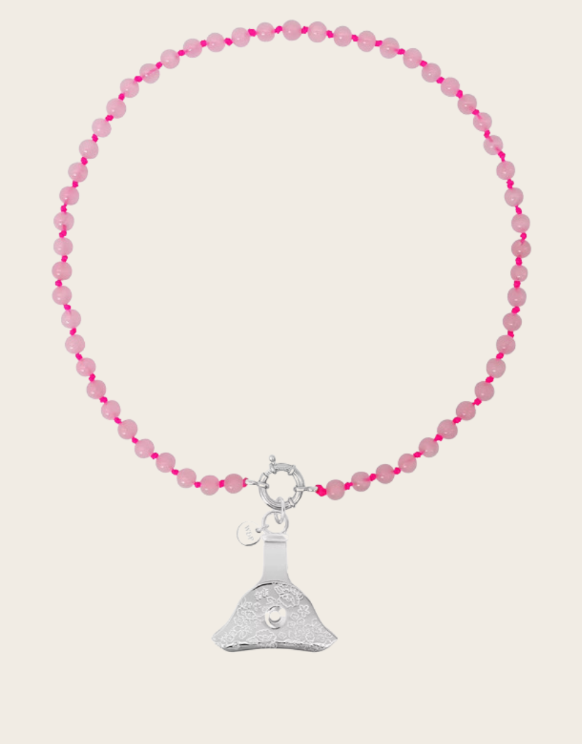 Cowgirl Pop Bella Brass Floral Whistle Necklace