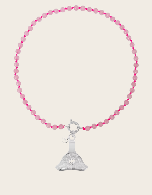 Cowgirl Pop Bella Brass Floral Whistle Necklace