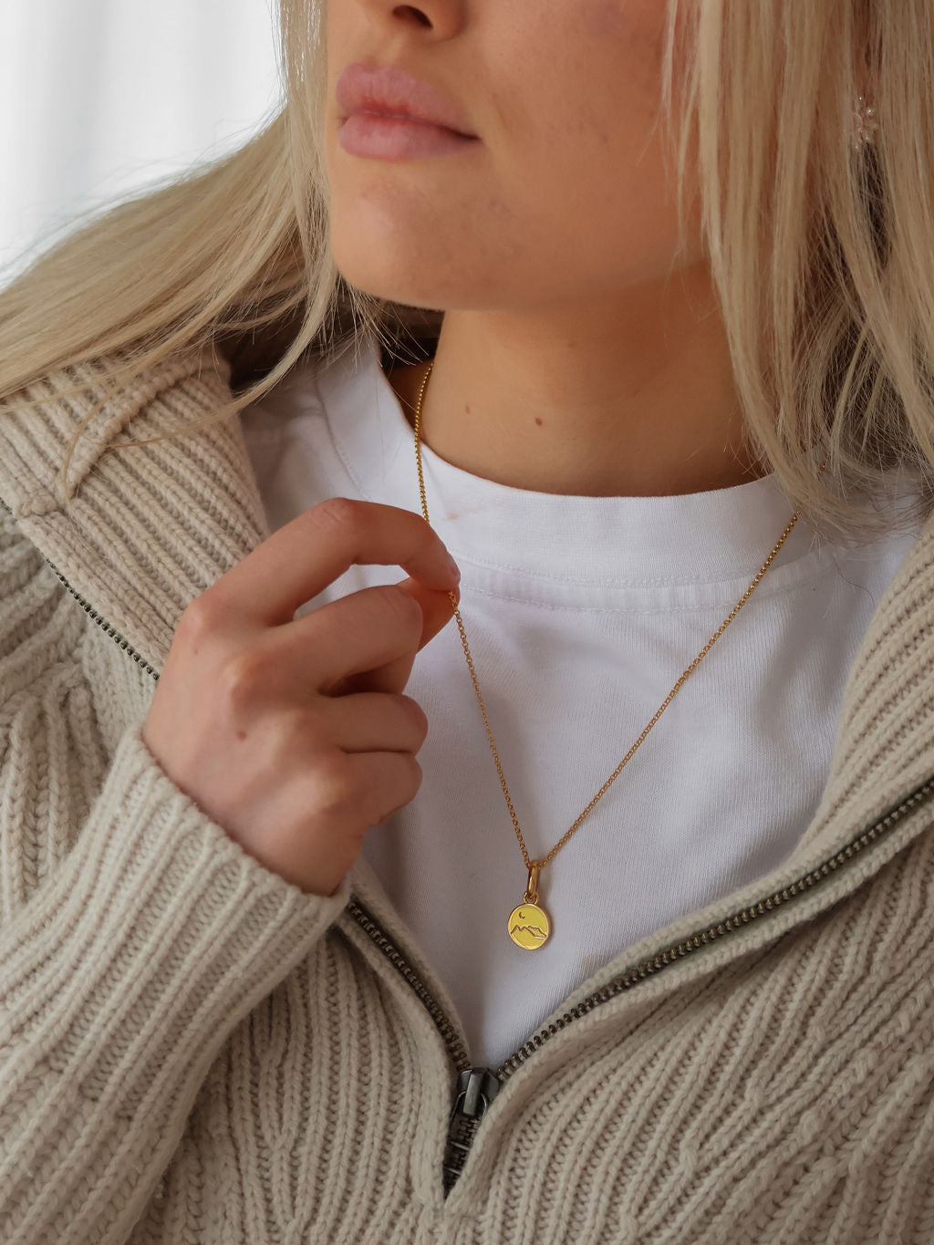 Starkeeper Moon Mountain Necklace