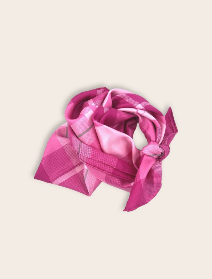 Tickled pink Silk scarf